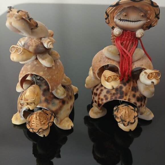The 'Sea Shell Turtles'  These are decorative fun sea shells dressed as turtles - Picture 5 of 6